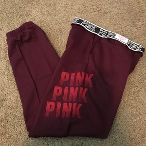 PINK campus pants